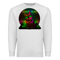 Oatmeal Heather HOUSE CAT (Rainbow DJ Kitty) Premium Sweatshirt - Bettercallsaul