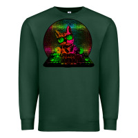 Sports Green HOUSE CAT (Rainbow DJ Kitty) Premium Sweatshirt - Bettercallsaul