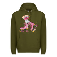 Army Green skate Premium Hoodie - MaliasSmallBusiness