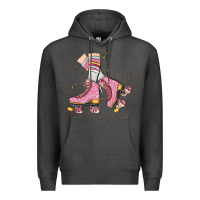 Charcoal Heather skate Premium Hoodie - MaliasSmallBusiness