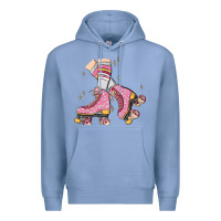 Colony Blue skate Premium Hoodie - MaliasSmallBusiness
