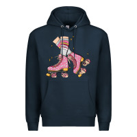 Navy skate Premium Hoodie - MaliasSmallBusiness