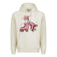 Oatmeal Heather skate Premium Hoodie - MaliasSmallBusiness