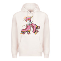Pale Pink skate Premium Hoodie - MaliasSmallBusiness