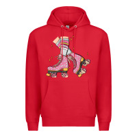 Red skate Premium Hoodie - MaliasSmallBusiness
