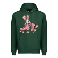 Sports Green skate Premium Hoodie - MaliasSmallBusiness