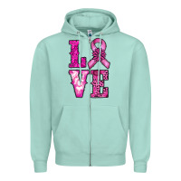 Seafoam cancer love Zipper Hoodie - RanaPortraitStore
