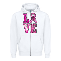 Cancer Love Zipper Hoodie | Teevron