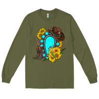 Western Turquoise Gemstone Long Sleeve Tee | Teevron
