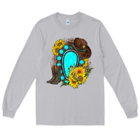 Moon Dust western turquoise gemstone Long Sleeve Tee - Zillion Design Studio