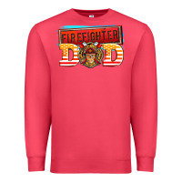 Cardinal firefighter dad Premium Sweatshirt - AdoDesignShop