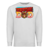 Dove Grey firefighter dad Premium Sweatshirt - AdoDesignShop