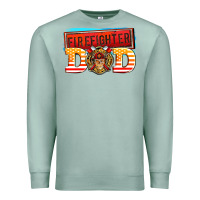 Seafoam firefighter dad Premium Sweatshirt - AdoDesignShop