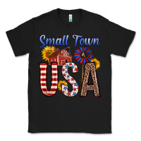 Black small town usa Classic Tee - Zillion Design Studio