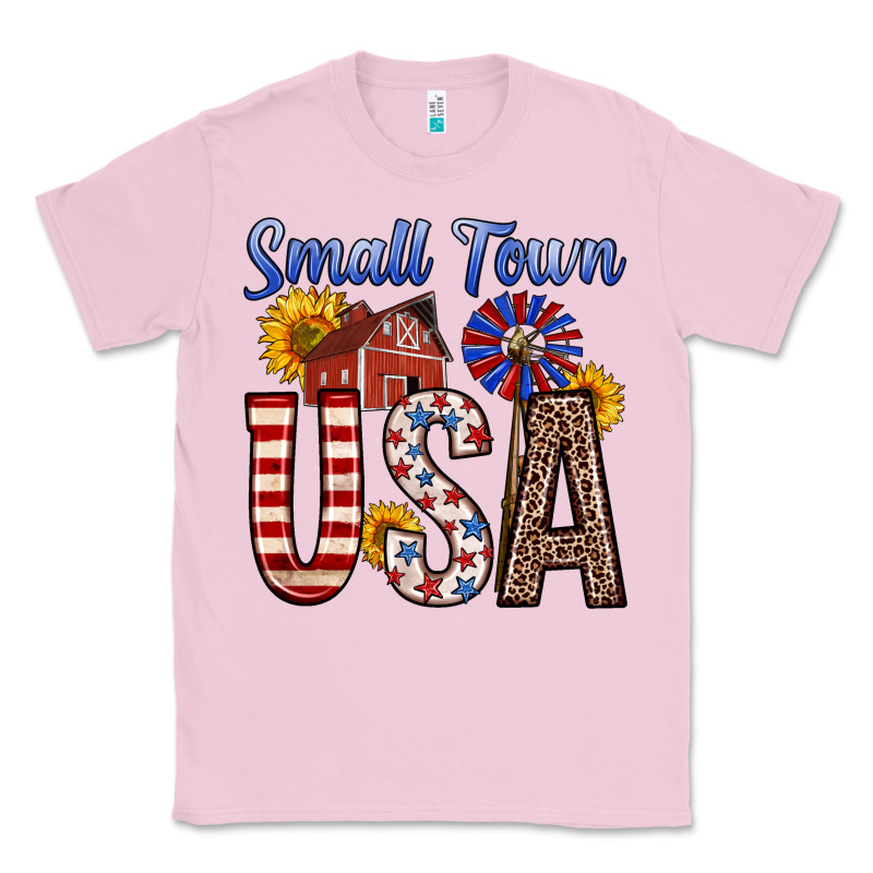 Small Town Usa Classic Tee by Zillion Design Studio | Teevron