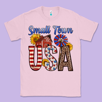 Small Town Usa Classic Tee Designed By Zillion Design Studio
