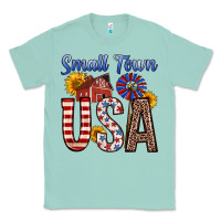 Seafoam small town usa Classic Tee - Zillion Design Studio