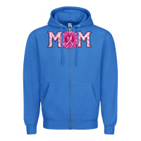 True Royal breast cancer mom Zipper Hoodie - RanaPortraitStore