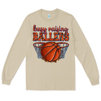 Mushroom busy raising ballers basketball Long Sleeve Tee - texasbilliewilder