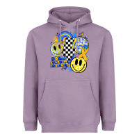 Lavender retro down syndrome awareness Heavyweight Hoodie - JahusDesignShop