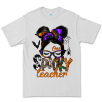 Dove Grey one spooky teacher Premium Tee - SublimationCraftShop