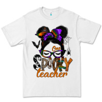White one spooky teacher Premium Tee - SublimationCraftShop