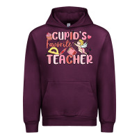 Mauve Wine cupid's favorite teacher Urban Hoodie - MaliasSmallBusiness