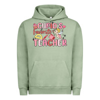 Pigment Oil Green cupid's favorite teacher Urban Hoodie - MaliasSmallBusiness