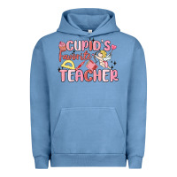 Pigment Pebble Blue cupid's favorite teacher Urban Hoodie - MaliasSmallBusiness