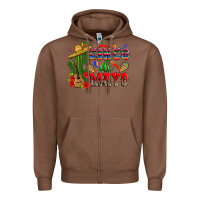 Chestnut cinco de mayo cactus Zipper Hoodie - Zillion Design Studio