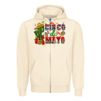 Sandshell cinco de mayo cactus Zipper Hoodie - Zillion Design Studio