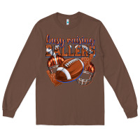 Chestnut busy raising ballers football Long Sleeve Tee - texasbilliewilder