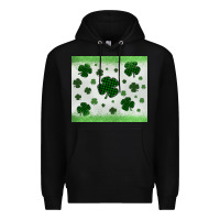 Black shamrock Premium Hoodie - MaliasSmallBusiness