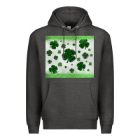 Charcoal Heather shamrock Premium Hoodie - MaliasSmallBusiness