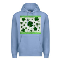 Colony Blue shamrock Premium Hoodie - MaliasSmallBusiness