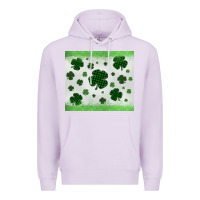 Lilac shamrock Premium Hoodie - MaliasSmallBusiness