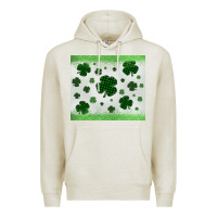 Oatmeal Heather shamrock Premium Hoodie - MaliasSmallBusiness