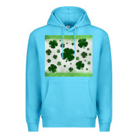 Ocean Blue shamrock Premium Hoodie - MaliasSmallBusiness