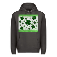 Smoke shamrock Premium Hoodie - MaliasSmallBusiness