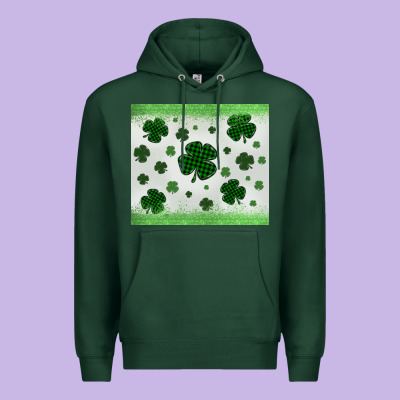 Shamrock Premium Hoodie Designed By Maliassmallbusiness