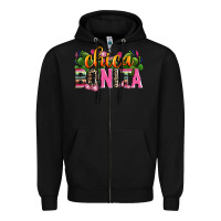 Black chica bonita Zipper Hoodie - Zillion Design Studio