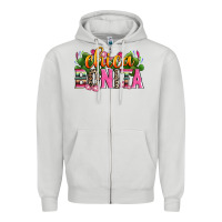 Dove Grey chica bonita Zipper Hoodie - Zillion Design Studio