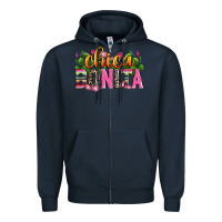 Navy chica bonita Zipper Hoodie - Zillion Design Studio