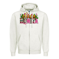 Oatmeal Heather chica bonita Zipper Hoodie - Zillion Design Studio
