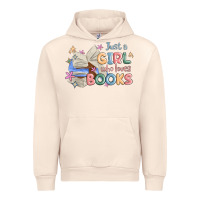 Sandshell just a girl who loves books Urban Hoodie - MaliasSmallBusiness