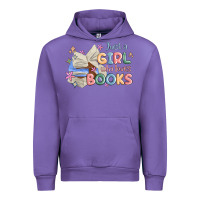 Tulip just a girl who loves books Urban Hoodie - MaliasSmallBusiness