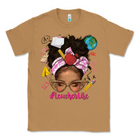 Toasted Coconut afro messy bun teacherlife Classic Tee - texasbilliewilder