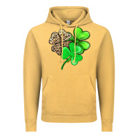 Vintage Mustard three clover Vintage Hoodie - AdoDesignShop