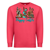Cardinal happy easter leopard cowhide turquoise cactus bunny's Premium Sweatshirt - JahusDesignShop