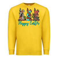 Lemon happy easter leopard cowhide turquoise cactus bunny's Premium Sweatshirt - JahusDesignShop